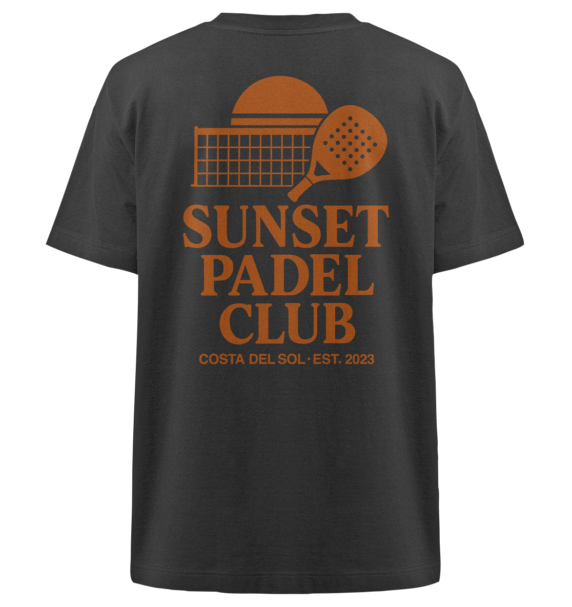 Costa Soul 02 - Sunset Padel Club - Heavy Oversized Organic Shirt