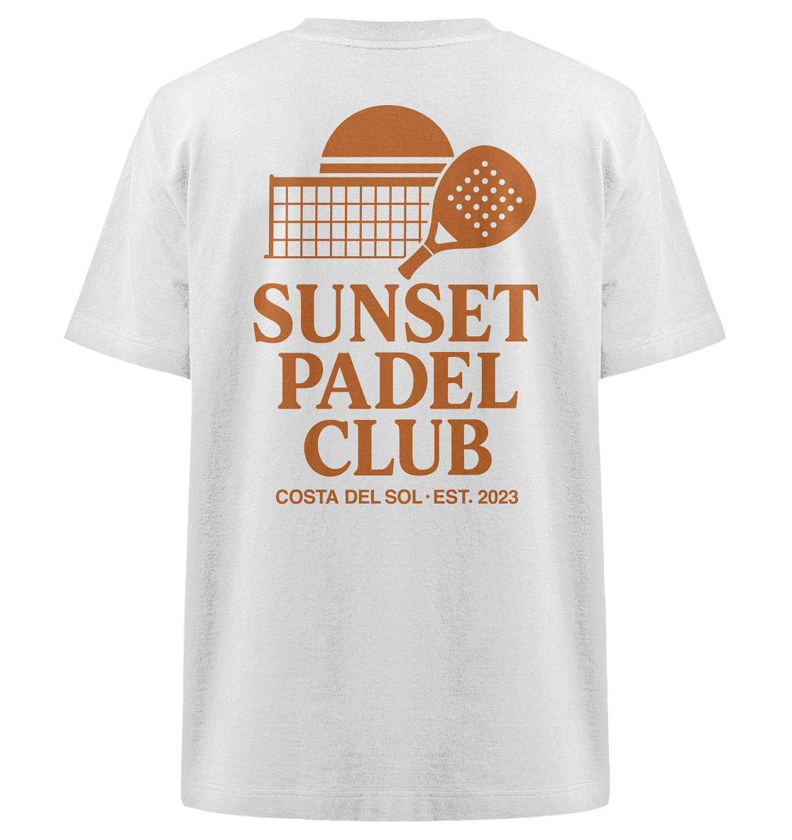 Costa Soul 02 - Sunset Padel Club - Heavy Oversized Organic Shirt