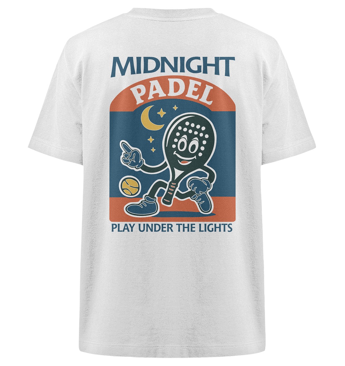 Costa Soul 02 - Midnight Padel - Heavy Oversized Organic Shirt