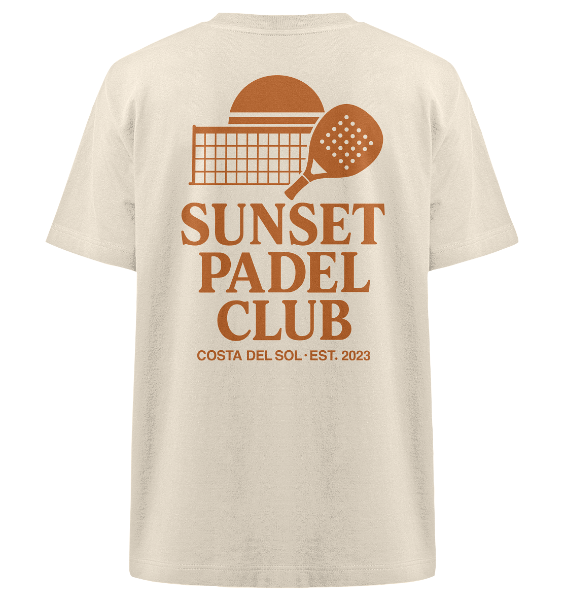 Costa Soul 02 - Sunset Padel Club - Heavy Oversized Organic Shirt