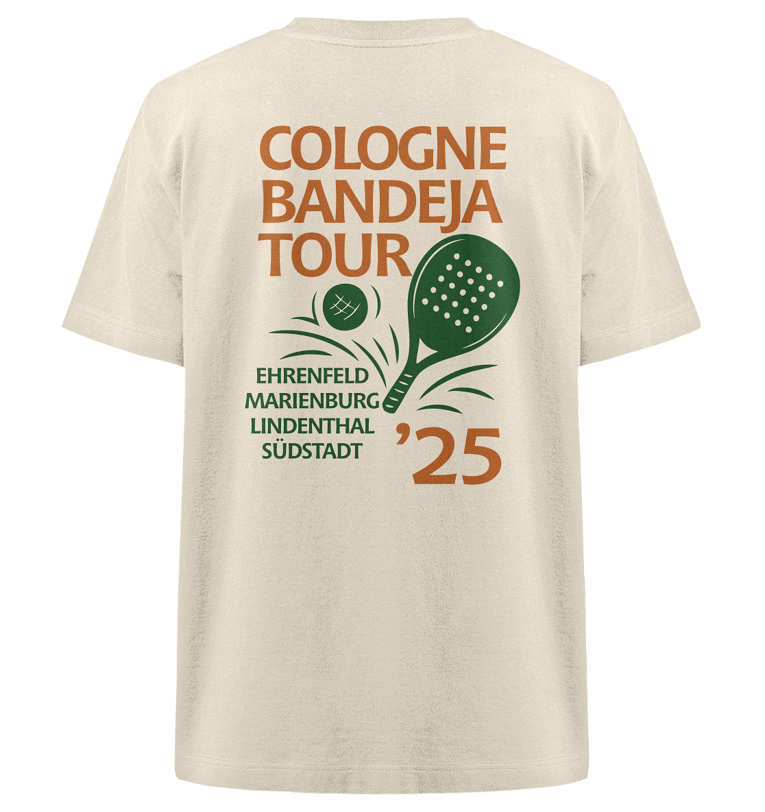 Costa Soul 02 - Cologne Bandeja Tour - Heavy Oversized Organic Shirt