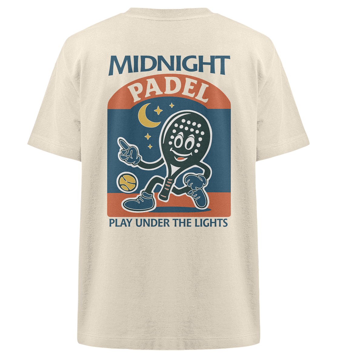 Costa Soul 02 - Midnight Padel - Heavy Oversized Organic Shirt