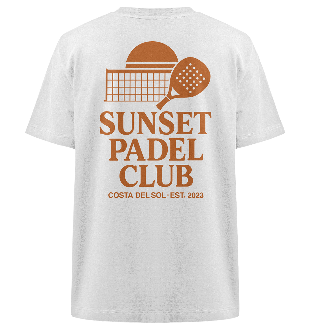 Costa Soul 02 - Sunset Padel Club - Heavy Oversized Organic Shirt