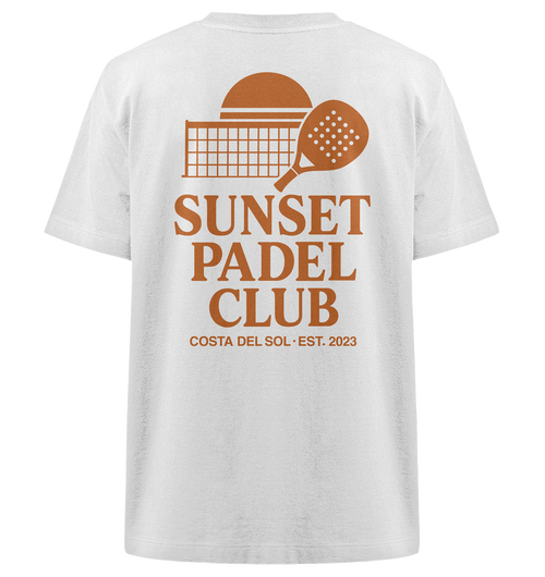 Costa Soul 02 - Sunset Padel Club - Heavy Oversized Organic Shirt
